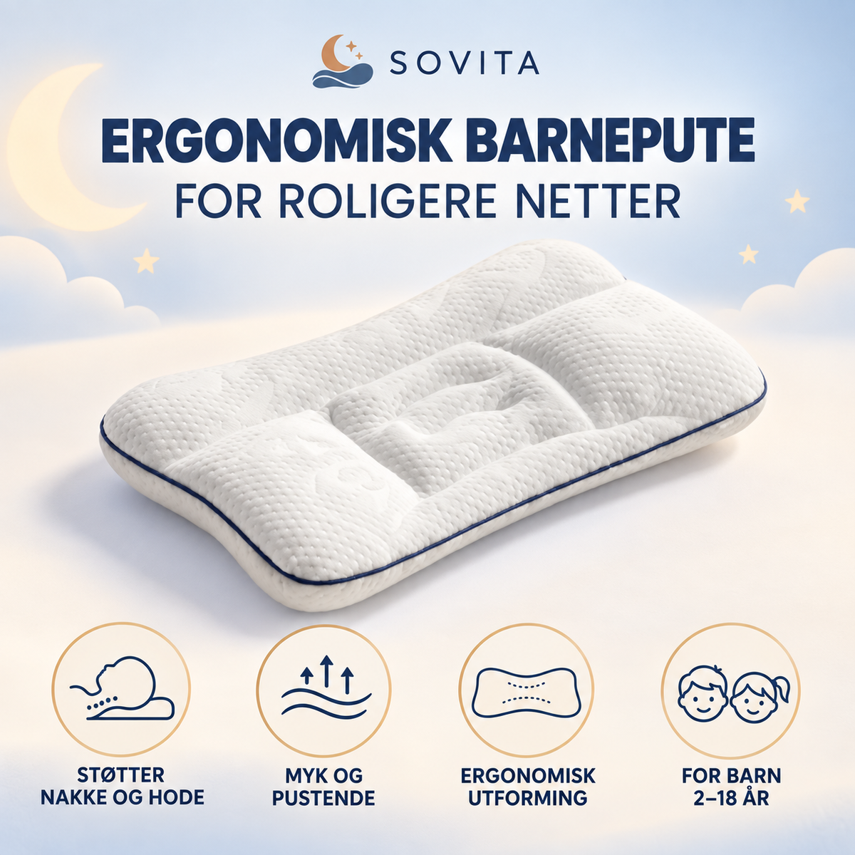 Sovita™ Ergonomisk Barnepute