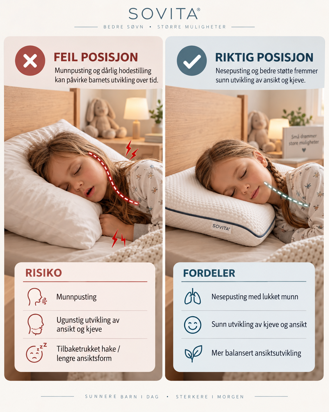 Sovita™ Ergonomisk Barnepute